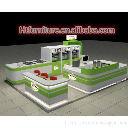 low price mall yoghurt and bubble tea kiosk sale